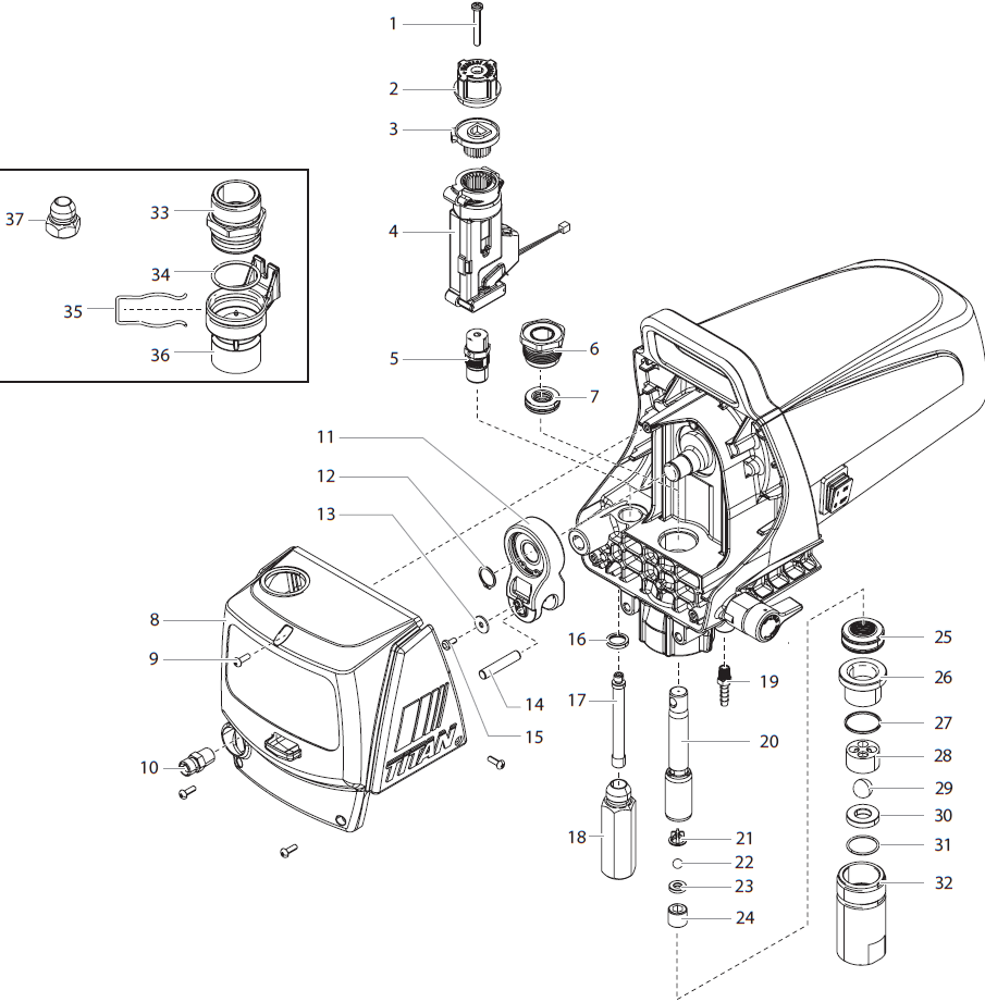 Impact 340 Drive Assembly Parts II